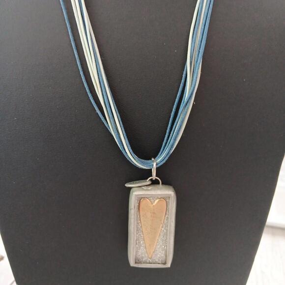 JEWEL KADE Reversable "Make a Wish For You" On Pendant,925, Italy Marked Tag - Picture 5 of 9